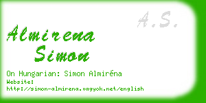 almirena simon business card